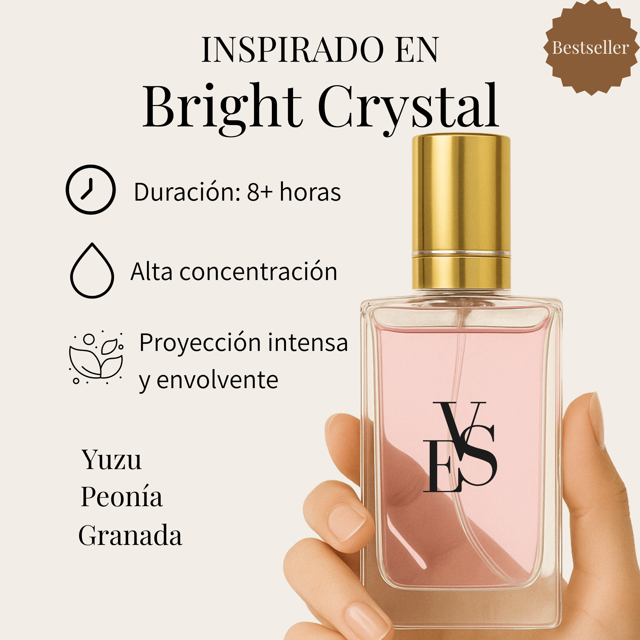 EvS No. 39: Inspirado en Versace Bright Crystal