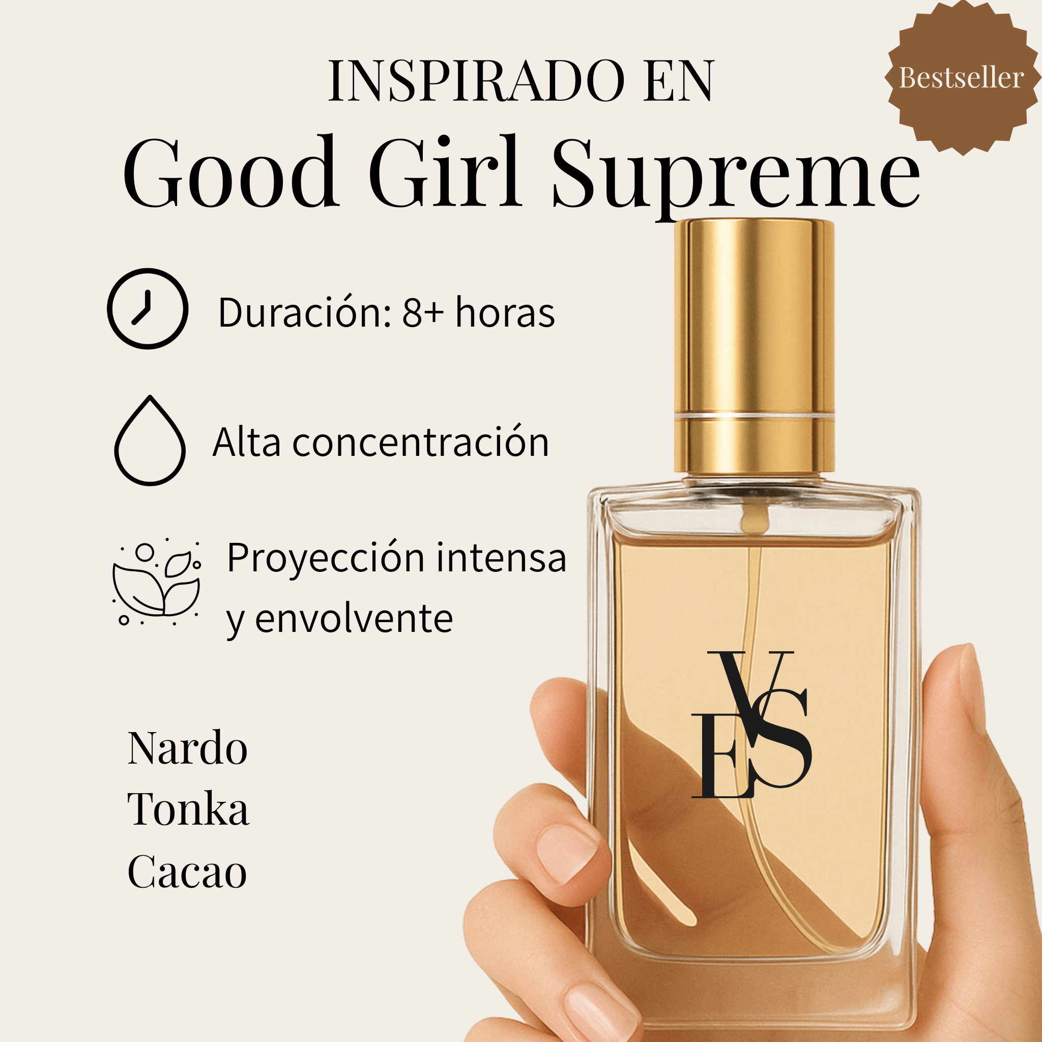 EvS No. 38: Inspirado en Carolina Herrera Good Girl Supreme