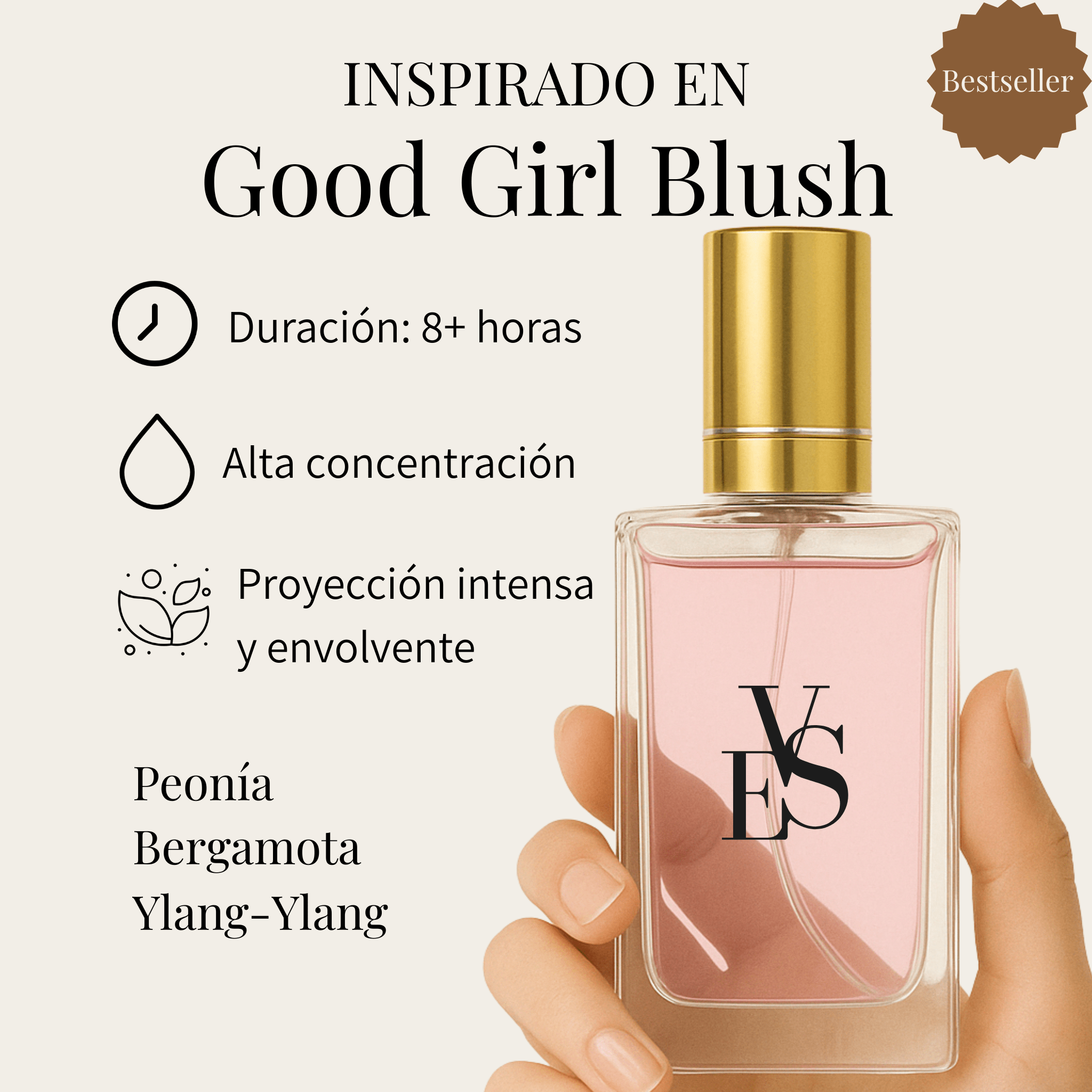 EvS No. 37: Inspirado en Carolina Herrera Good Girl Blush