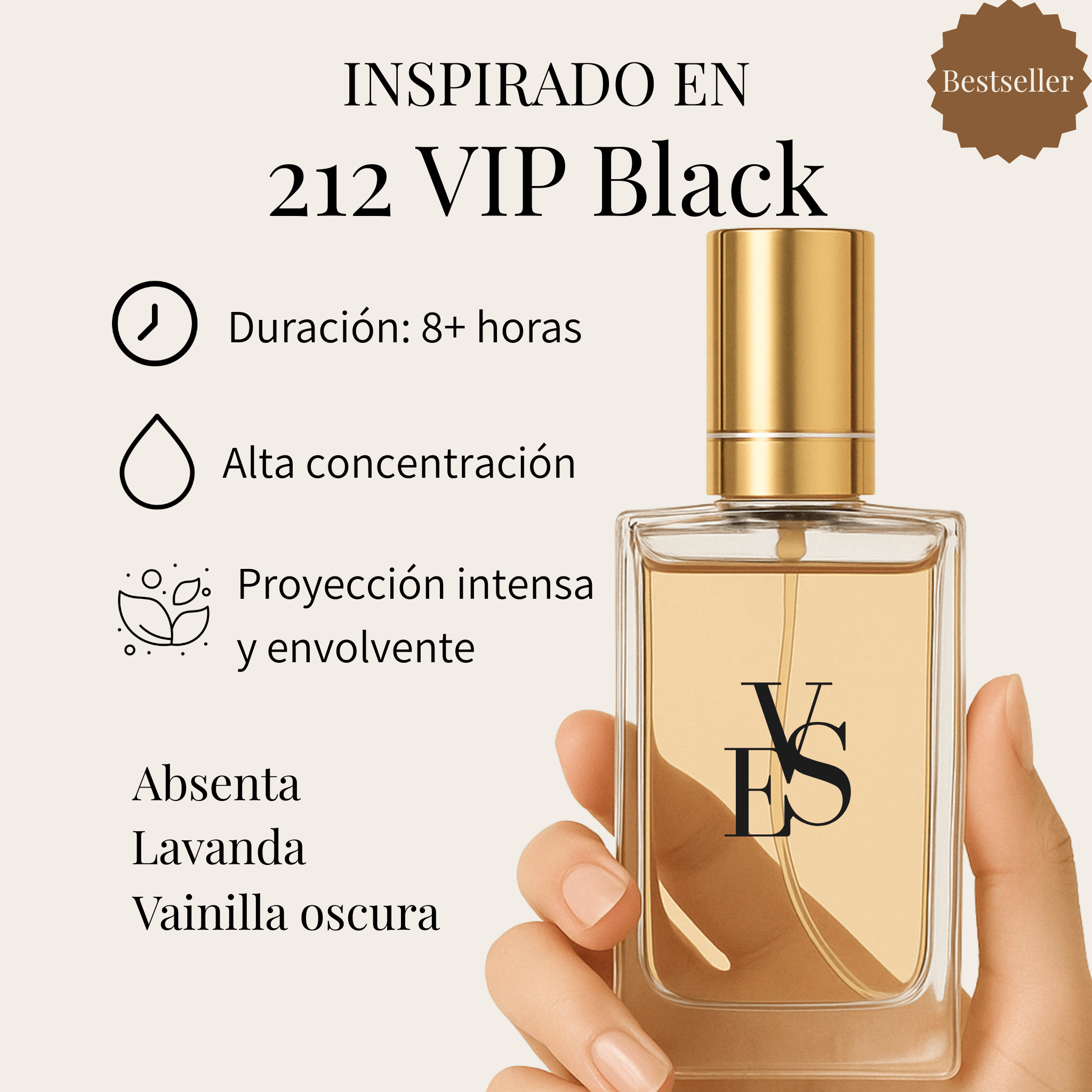 EvS No. 5: Inspirado en Carolina Herrera 212 VIP BLACK