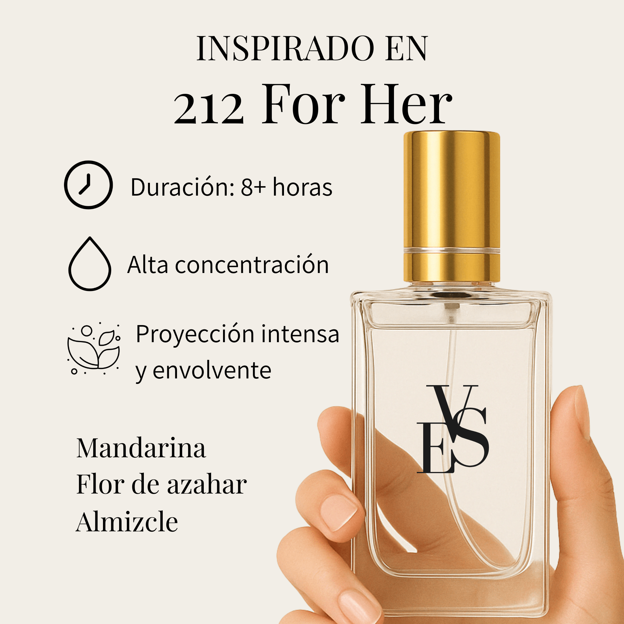 EvS No. 34: Inspirado en Carolina Herrera 212 For Her