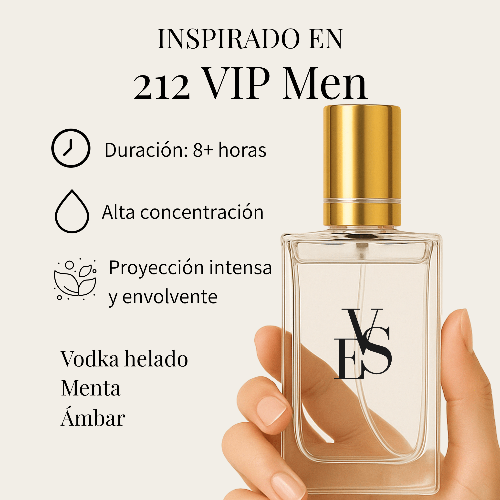 EvS No. 22: Inspirado en Carolina Herrera 212 VIP Men